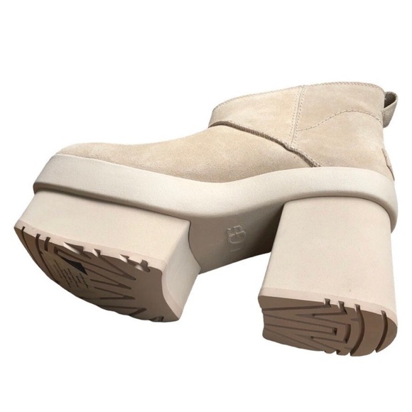 UGG Women's New Heights Platform Mini Mustard Seed, NWB Size 7.5 - Picture 4 of 9